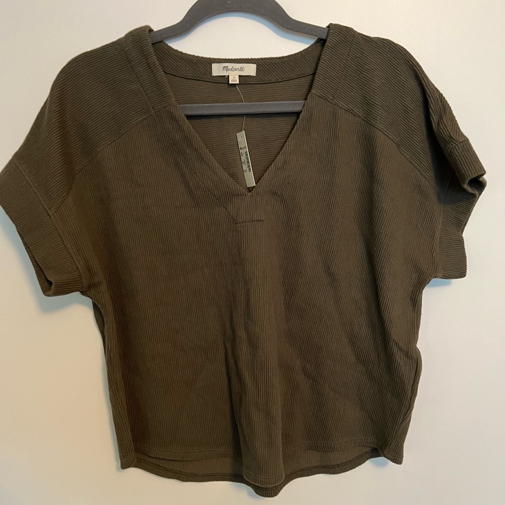 NWT Madewell ribbed top
